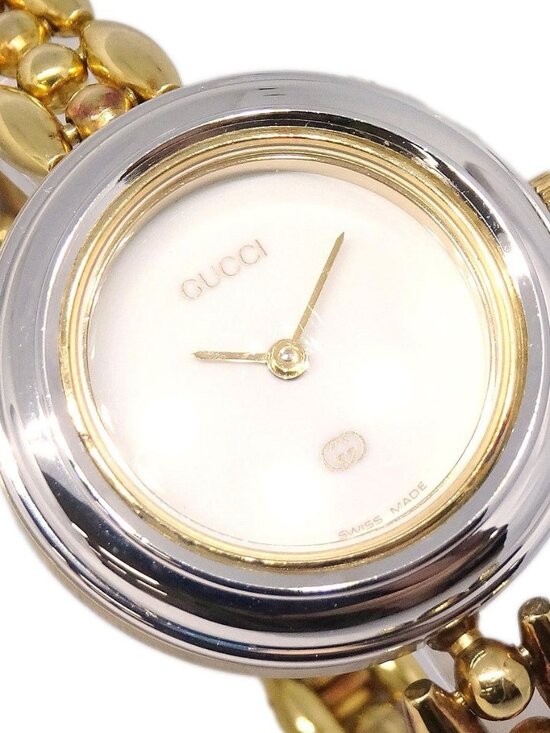 Gucci 11/12 Change Bezel Chameleon Quartz Watch SS 117930 main image 7